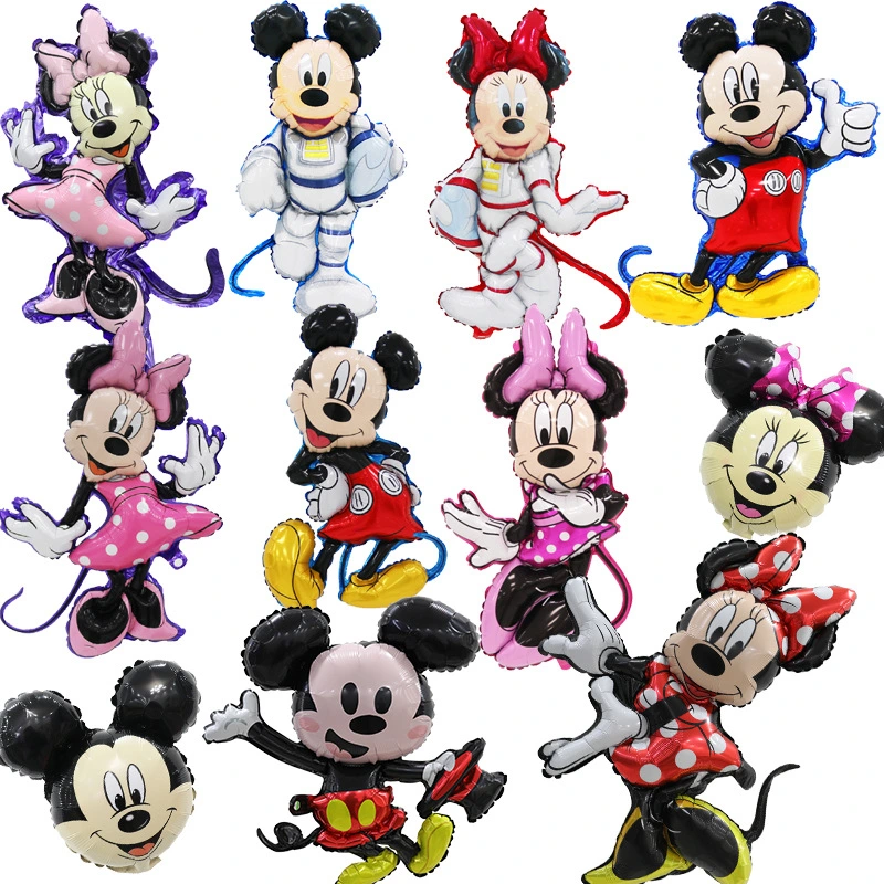 Mickey Minnie Foil Balloons Birthday Party Decorations Kids Balloon Children′ S Toy Baby Shower